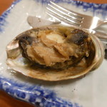 なごみ詩 - 夕食　鮑網焼き　2016.12