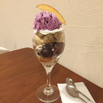 エイトジュール - ⚫︎紫いものパルフェ(紅茶付き)¥1380