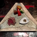 日本料理　時宜 - 神戸牛フィレ肉素揚げ トリュフ塩