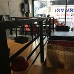 Cafe the Red - 店内から外