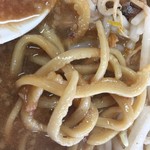 ラーメン食堂 神豚 - ドラゴン麺（太麺）
