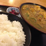 うどんコーちゃん - カレーそば定食(850円)