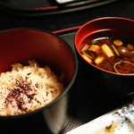 Nihon Ryouri Ogi Hara - しらすと湯葉の御飯とお味噌汁