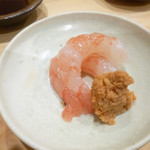 甘エビと甘エビの味噌