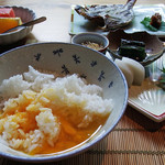 旅館 阿しか里 - 玉子かけごはん