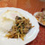 BBK - 料理写真:2014年3月　ランチ（パットカパオ）【サラダ、デザート付きで850円】
          メニュー表記「カパオ」でした。