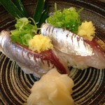 Izuryouri Makita - 地鯵の握り寿司