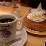 コメダ珈琲店 - ブレンドコーヒー(¥420-)
            シロノワール(¥600-)