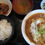 Kaito - 日替わり鳥定食　７００円　この日はチキンカツとじ定食でした。