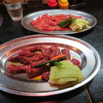 ハラミ、カルビ