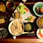 笹の葉 - 玄米菜食膳（松）2,200円