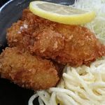 食堂 田舎家 - カキフライアップ