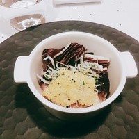 ジュー ドゥ マルシェ - 釜揚げしらすのリゾット　グランナパダーノのクロッカン