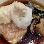 庄や - 茄子と豆腐の揚げ出し