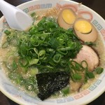 中華そば専門店 木八 - ラーメン、青ねぎと煮たまご追加