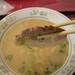 にしき - こんにゃくラーメンのチャーシュウ