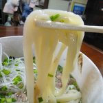 うどん五一 - 麺は、やや平たいめ