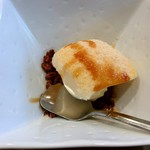 ワイン酒場 FUKUOKA - デザート(ミルクジェラートとさつまいものムース)