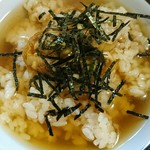 おでんBAR だんだん - 茶飯のお茶漬け(裏メニュー)