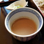 そば処　長尾根 - くるみ汁