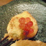 串揚げひょうたん - 貝柱といくら