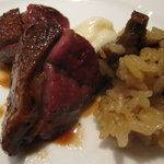 ラ・ブーシェリー・デュ・ブッパ - 青首鴨の炭火焼き 取り分けて（10.11月）