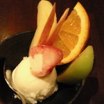 串揚げひょうたん - コースのデザート