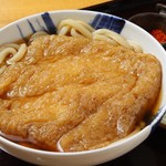 津軽おのえ温泉 日帰り宿 福家 - びっくりきつねうどん