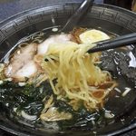 丸千食堂 - にんにくチップが旨い♪