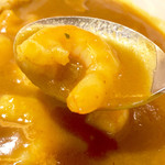 カレーにっぽん - 海老はこんな感じ
