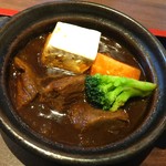 牛たん焼き 仙台辺見 - ねぎ塩牛たん丼とたんシチュー定食（￥1150）