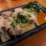 新潟屋 - 子袋刺（ゴマ油）300円