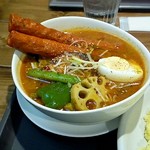 アジアンダイニング・ベイリーフ - 「シークケバブスープカレー」1,200円