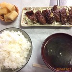 天ちゃん - 料理写真:豚カシラ定食540円