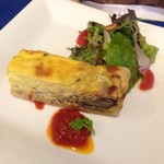 シェ・ムラ - ベーコン、キャベツ、茸のキッシュ