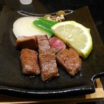 Ajidokoro Okaya - ④牛肉の瓦焼き