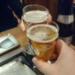 長田タンク筋 - 乾杯♪