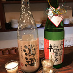 Sakura Sake - 金鼓 濁酒、風の森 お正月バージョン