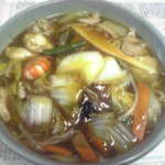 清華 - 2010/12/13 広東(かんとん)麺730円、野菜もお肉も大きく、ボリューム満点、美味しかったです。