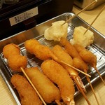 元祖串かつ だるま - 法善寺コース