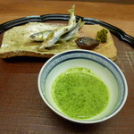 くずし懐石 縁 - 鮎の塩焼には勿論､蓼酢