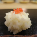 山玄茶 - 百合根のきんとんアップ