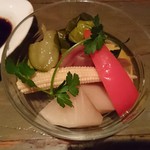 野菜のピクルス500円