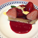 あさひやレストラン - いちごのタルト430円