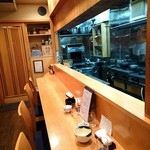 衛藤 - カウンター席