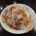 らーめん la.la.la. - 2016年12月22日(木)　節めし(ランチセットで200円)