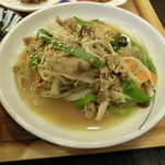 천가네 밥상&술한잔 - 牛肉野菜炒め₩9000