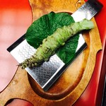 白壁荘 - 夕食 わさび1本つきます