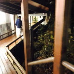 白壁荘 - お食事処までの渡り廊下