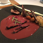 ラ クレリエール - この身の上質で旨味あるのは至高の肉の１つだと思う。魚でいうとモロコとかな感じかなぁ。